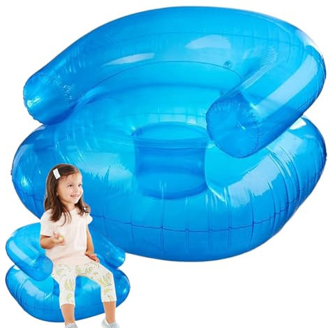 Aufblasbare Pool-Loungers, wasserdicht, für Kinder, Camping, Stuhl, 69 x 60 x 43 cm, bequem, tragbar, für drinnen und draußen, Entspannung (mehrfarbig)
