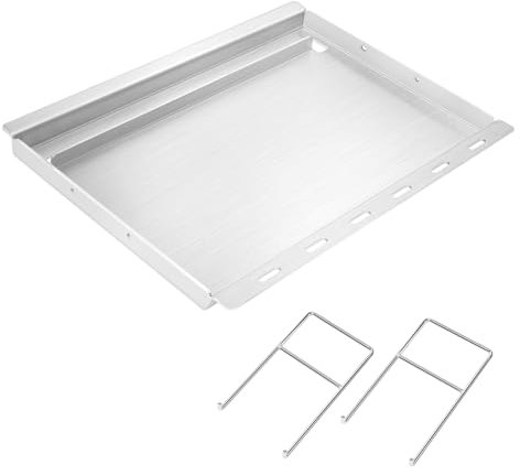 GFTIME 64 x 49,3cm Plancha Grillplatte für Weber Genesis 300 Serie, Edelstahl Grillplatte Ersatzteile für Weber Genesis E310, E320, E330, S310, S320, S330, Kompatibel mit Weber 7524, 7528