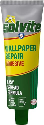 ASA® Wallpaper Repair Adhesive Standard Tube - Easy Spread Formula - Sticks Tears, Seams & Edges - Extra Strong - 56g