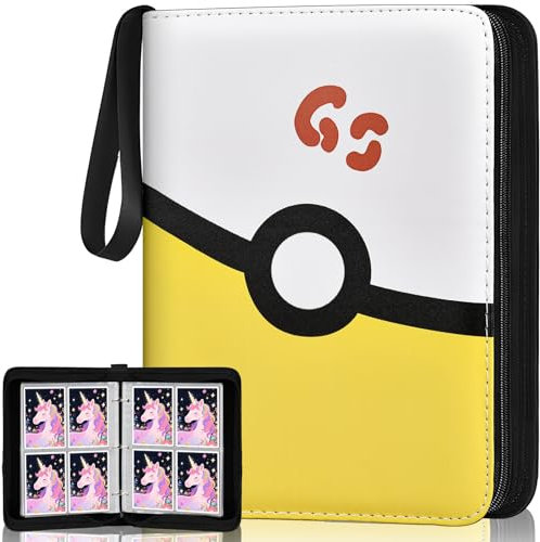 Album de cartes à collectionner 400 cartes Dossier de cartes à collectionner Album de collection pour cartes de sport, MTG, TCG, cartes Yugioh, etc.