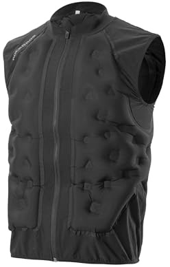 ROCKBROS Gilet Vélo Softshell Homme, Ultra Léger avec Structure 3D Aérée, Coupe-Vent et Déperlant, Respirant, Veste Sans Manches pour Cyclisme, Course à Pied, Randonnée, Golf et Travail M