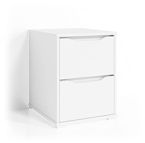 Vicco Kommode Ruben, Kommodenschrank, Weiß, 40 x 54 cm