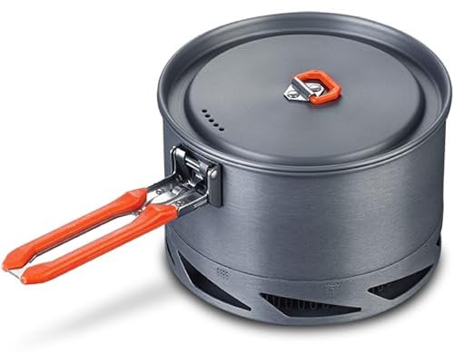 Fire-Maple Feast K2 Pot de Camping en Aluminium anodisé Dur avec Circulation de la Chaleur 1,5 l