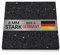 50 Stück 8 mm 90 x 90 mm Terrassenpad, Terrassenpads aus Gummi – Unterlagepads für die Unterkonstruktion ihrer Terrassen Balkon oder Gartenhütte