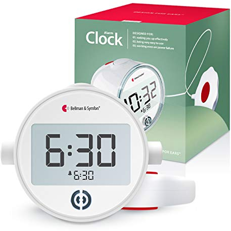 Hearing Impaired Alarm Clock w/ Bed Shaker