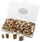TAIYOU 500 Stück Klein Holzherzen Mini Wooden Hearts Holzherzen Streudeko Holz Herz Verschönerungen Holzscheiben Deko zum Basteln für DIY Handwerk Verzierungen Tischdeko 6 8 10 12mm