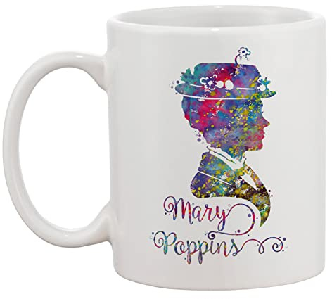 Mary Poppins Artistic Profile Weiße Tasse Kaffee Tee Männer Frauen Keramik Coffee Tea Mug Cup