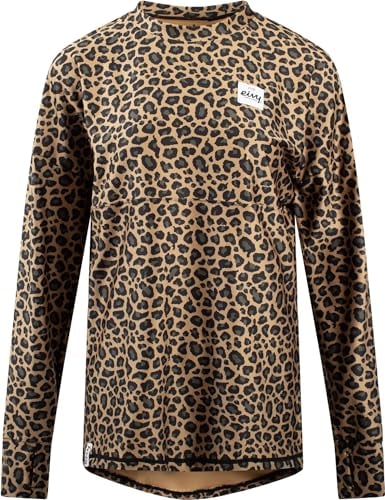 Eivy Damen Venture TOP Yoga Shirt, Leopard, L EU