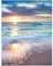 Quadratische Steine Diamant Painting Bilder Groß 40x50 cm Square Diamond Painting Groß Diamant Malerei Malen nach Zahlen Stickerei Kreuzstich Set Erwachsene Landschaft Strand Meer Sonnenuntergang