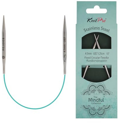 KnitPro Die Mindful Kollektion Feste Rundnadeln 10 (25cm) | 4,5mm