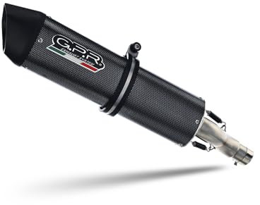 Auspuff GPR kompatibel mit Beta RR 125 4T Enduro 2021-2023, Furore Evo4 Poppy, zugelassenes Auspuffendstück, geliefert mit abnehmbarem dB-Killer, Katalysator und Krümmer