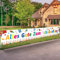 Banner Einschulung Deko, 1 PCS 50x300 cm Schulanfang Banner, Weiß Alles Gute Zum Schulanfang Banner, Schulkind Deko, Banner für Schulanfang Deko Mädchen Junge