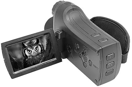 ACEXIER Handheld-Nachtsicht-DV-IR-Kamera Max 700m Langstrecken-Monokular-Zielfernrohr 4K-HD-Infrarot-Camcorder mit großem Bildschirm für die Jagd