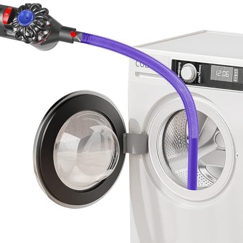 MOPEI Allegato Aspirapolvere per Pelucchi dell'asciugatrice, Flexible Crevice Tool Compatibile con Dyson V15 V12 V11 V10 V8 V7 V6