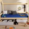 MORPHEA Babymatratze 60x120 cm Noha 10 cm dick - Luxuriöse Kombination aus wasserdichter Bio-Baumwolle und hochdichtem Schaumstoff mit mittelfester Stützmatratze aus Naturlatex für Kinderbett