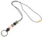 EXCEART Buntes Perlen-lanyard Die Bürogeschenke Lehrer-lanyards Für Ausweis-schlüsselband Perlen Lanyard Ausweishalter Mit Lanyard Handyband Leopardenmuster Student Schulterriemen Hölzern