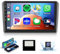2+64G Podofo 9'' Autoradio 2 Din für Audi A3 2008-2012 Wireless Carplay Android Auto,Auto Radio Bluetooth mit Bildschirm mit AHD Rückfahrkamera HiFi Bluetooth/RDS/FM Radio/DVR/Canbus