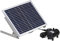 Solar Bachlaufpumpe Set 10W 1000l/h Solarpumpe Wasserfall Pumpe Garten Teich Brunnen,DC 6-24V,Maximale Durchflussmenge: 1000L/h,Maximale Förderhöhe: über 2,5m,für Vogelbäder, Aquarien, kleine Teiche,