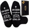 Merclix Chaussette Geek Homme 43-46 Cadeau Geek Homme Original Cadeau Geek Gamer Cadeau Gamer Homme Idee Cadeau Homme Anniversaire Cadeau Noel Homme Cadeau Rigolo Humour Homme