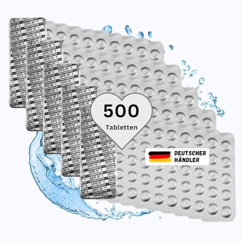 500 Test-Tabletten DPD No°1 freies Chlor für elektrische Tester Photometer WID