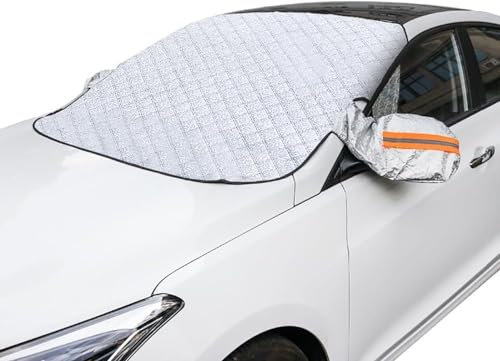 HhyY6LL Magnetische Frontscheibenabdeckung für Toyota ch-r 2016-2021,Auto Windschutzscheiben Abdeckung Eisschutzfolie Faltbare Auto Zubehör,D-O157 * 126cm