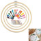 Runder Stickrahmen Set,Bambus Stickrahmen zum Basteln,Runder Stickrahmen aus Holz,Nähen Kreis Cross Stitch Hoop,Stickrahmen,Embroidery Hoop,Kreuzstich Ring,Bambus Ringe Stickrahmen Holz
