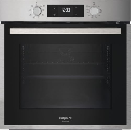 Hotpoint - HAO5540PX Four Encastrable 71L - Multifonction - Pyrolyse & Hydrolyse - Porte Froide, Fonctions Automatiques - Classe Énergétique A++ - Inox
