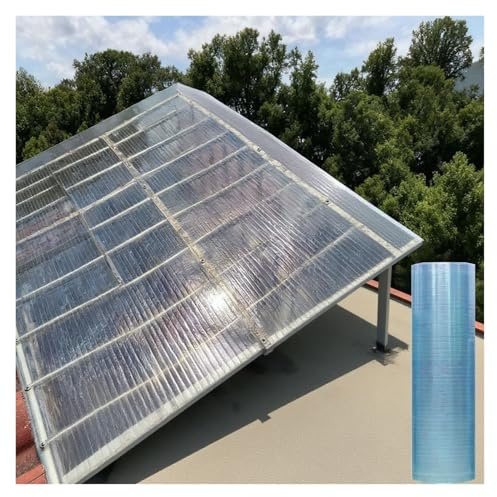 Panneaux Isolants Thermiques Transparents Housse Remplacement Pergola Abri Voiture pour Serres, Jardin, Voiture, Cabanes, Facile Découper(1.2x8m/3.94x26.24ft)