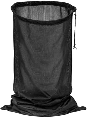 Chipper Shredder Bag, Large Mesh Firewood Carrier for Easy Collection and Transport with Heavy-Duty Design, 48x24 Inches Bagger for Chipper Fireplace Garden Lawn Indoor Outdoor Tree Branch Landscaping