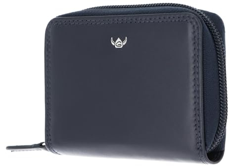 Golden Head Leder Polo RFID Protect Kartenetui 4506 Marineblau dunkelblau