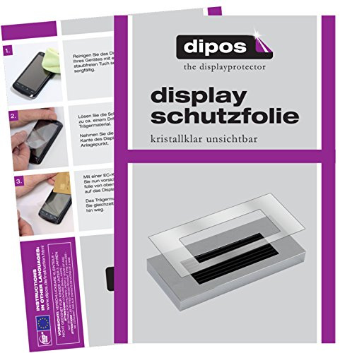 dipos 2x Displayschutzfolie klar für Jura A-Serie A1 A5 A7 A9 Tropfblech