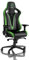 noblechairs Epic Gaming Stuhl - Bürostuhl - Schreibtischstuhl - PU-Kunstleder - Inklusive Kissen - Sprout Edition - Schwarz/Grün