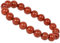 ELEDORO Stretch Armband aus echten Edelsteinen-Perlen 10mm: für Energie und Harmonie (Jaspis rot)