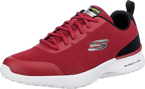 Skechers Herren Skech-air Dynamight Winly Sneaker, Redl Knit Synthetic Black Trim, 45 EU
