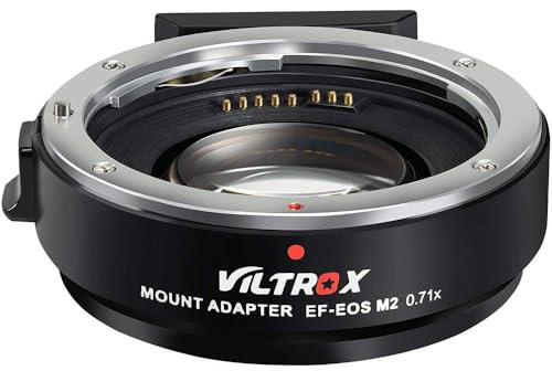 VILTROX EF-EOSM2 AF Speedbooster Adaptor 0.71x compatible Canon EF - M