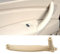 TTCR-II Door Pull Handle Compatible with BMW X5 E70 2008-2013,Compatible with BMW X6 E71/E72 2008-2014,Left Front/Left Rear Interior Passenger Door Handle Trim(Leather Cover NOT Included)