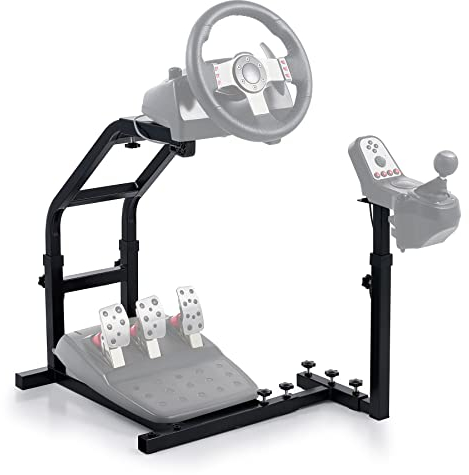 CO-Z Support de Volant pour Logitech G25 G27 G29 G920 Simulateur de Conduite pour Course Racing Gaming Gear Support INOX sans Pédales ni Volant