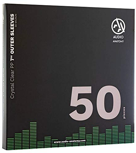 Audio Anatomy Vinyl Outer Sleeves 7 Inches Polypropylene (90 Micron)