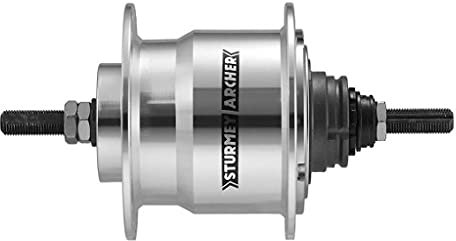 Getriebenabe 4 fach Sturmey Archer X-RF4 36 Löcher 170 mm Achslänge Silber