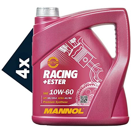 4x 4l, MANNOL Racing+Ester 10W-60 Motoröl