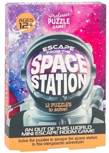 Astronomy Escape from the Space Station Mini Escape Room Game | Ages 12+ | 1+ Players | 45 Minutes Playing Time