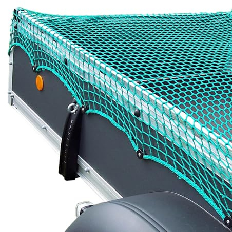 AWOTEX Anhängernetz 3,5 x 6,0 m I versch. Größen I Netz für Anhänger & Container I LKW & PKW Container-Netz mit 45 x 45 mm Maschenweite I 3 mm Dickes Abdecknetz für Anhänger & Container