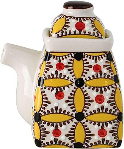 RiJpex Porcelain Spice Jar,Sugar Pot,Creamer and Sugar Sets, Cream and Sugar Pot, Creamer Jug Sugar Jar, Coffee Serving Set, Cream Pitcher -Yellow-Milk Jug (Color : Yellow, Size : Milk Jug)