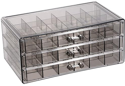 Cabilock Acryl-schmuck-Organizer-Box Damen Schmuckschatulle Schmuck Organizer Vitrine Für Ringe Und Schmuckschubladen-Organizer Klarer Schmuck-Organizer Fräulein P.s Tragbar Ohrringhalter