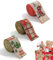 3 Stück Geschenkband Weihnachtsband, Breit Geschenkband Weihnachten, Weihnachtsbaum Band Draht, Weihnachtsbänder Schleifenband zum Geschenkpackung Verpackung,Vintage Christmas Satinband für Xmas Deko