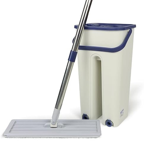 Mop PRO Multi-Functional Wash & Dry Mop and Bucket Set Flat Squeeze 360° + Pads (One Cloth)