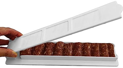Machine à Kebab/kofta, brochettes de 11 Pouces, Machine à Kebab, Machine à kofta, Moule à Presse à Kebab en matériau, brochettes durables, Machine à Kebab, Gadgets de Cuisine Polyvalents pour