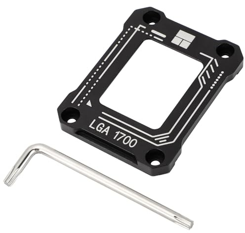 Thermalright LGA1700-BCF Nero V2 Fermo CPU, Intel 12/13/14th Anti-Bend Retainer, LGA1700 CPU, LGA17XX Correttivo CPU Bend Retainer, Standard per dissipatori di calore (LGA1700 BCF Nero V2)