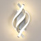 Comely Wandleuchte LED Innen, Kreative Silber Wandlampe LED 22W 2500LM, Wandleuchte Innen Moderne für Wohnzimmer Korridor Treppen, Natürliches Weiß 4500K