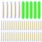 KSJEHW Knicklicht für Angelruten,Knicklichter Angeln,Fishing Glow Sticks,50pc 4 * 38mm Angeln LeuchtstäBe,Float Glow Stick Nachtfischen,Nachtfischen Fluoreszierendes Licht,Nachtlicht Knicklicht